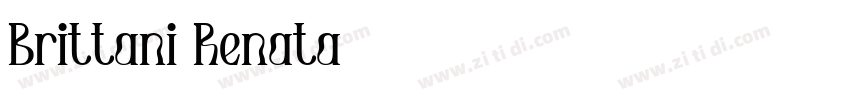 Brittani Renata字体转换